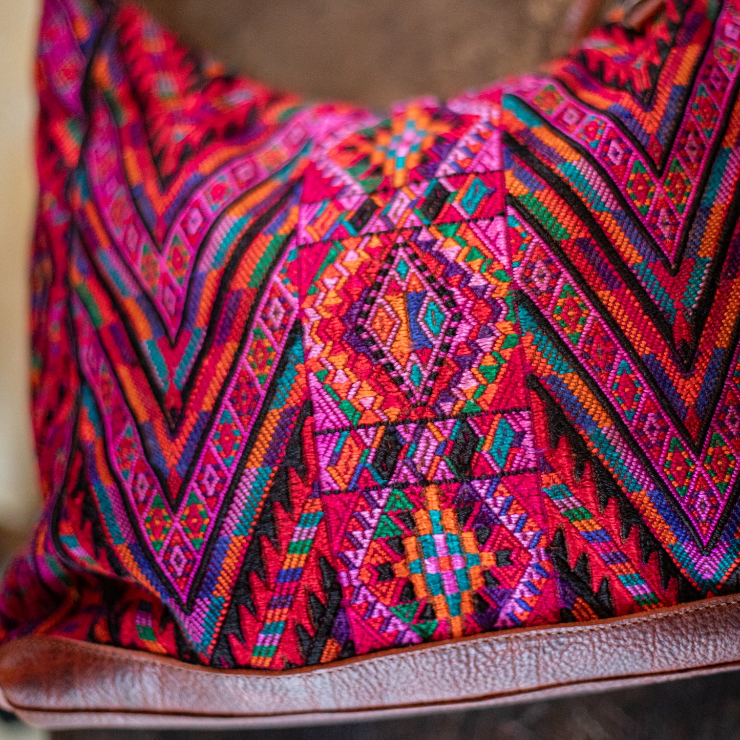 PENELOPE BAG - OOAK HUIPIL - COPPER - NO. 17774