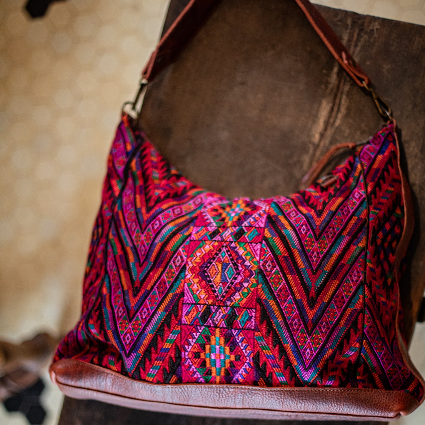 PENELOPE BAG - OOAK HUIPIL - COPPER - NO. 17774