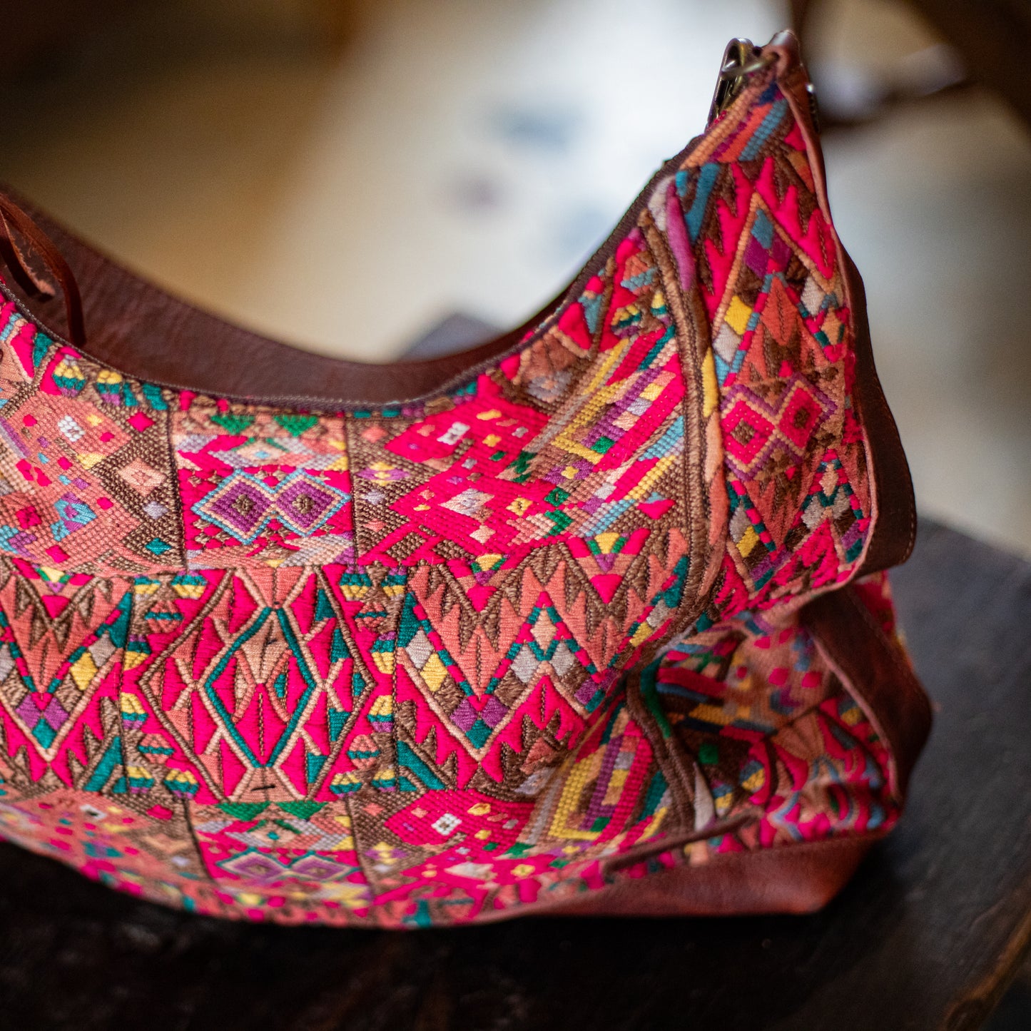 PENELOPE BAG - OOAK HUIPIL - COPPER - NO. 17773