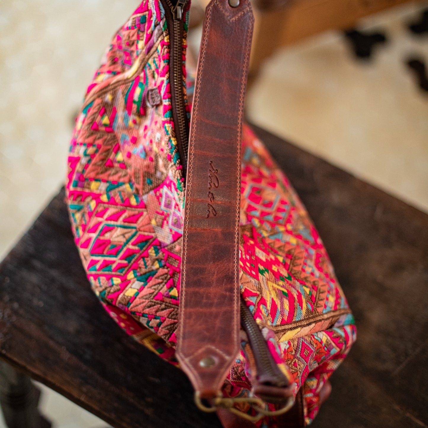 PENELOPE BAG - OOAK HUIPIL - COPPER - NO. 17773