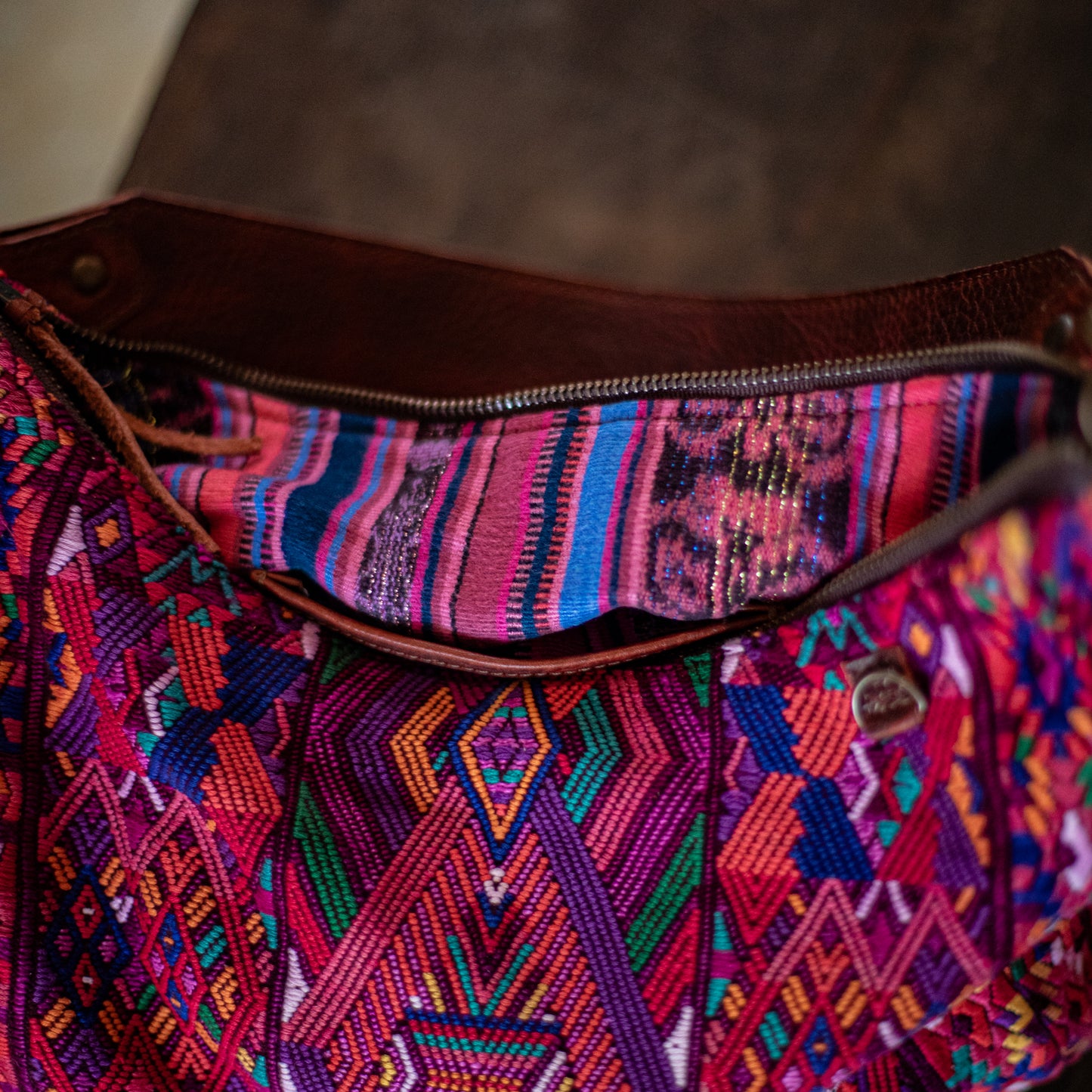 PENELOPE BAG - OOAK HUIPIL - COPPER - NO. 17772