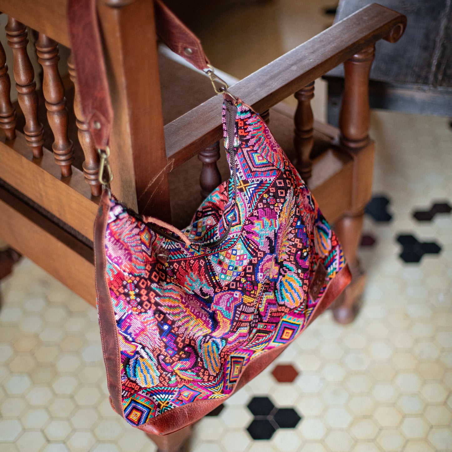 PENELOPE BAG - OOAK HUIPIL - COPPER - NO. 17771