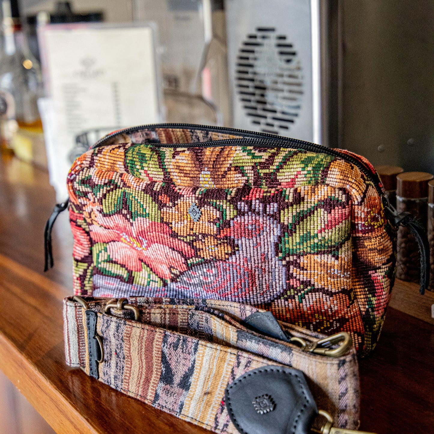 LARGE WANDER SET - OOAK HUIPIL - BLACK - NO. 17957