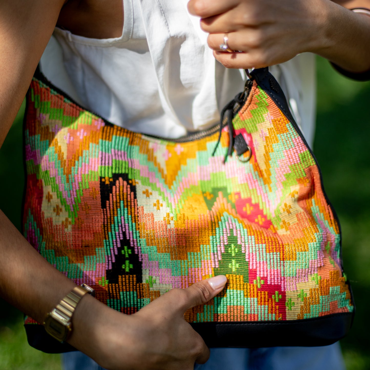 SMALL PENELOPE BAG - H&S MOON & STARS - BLACK - NO. 18378