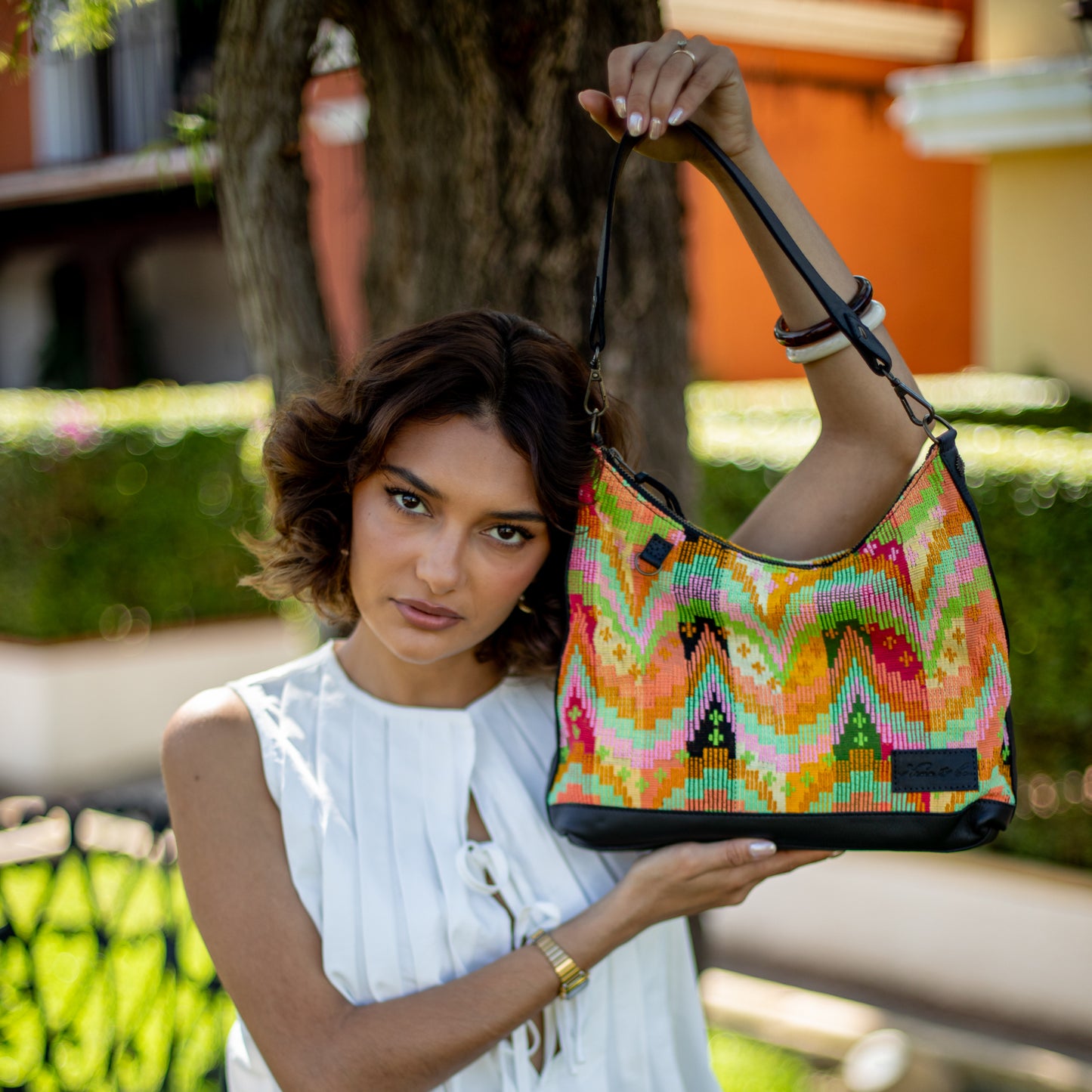 SMALL PENELOPE BAG - H&S MOON & STARS - BLACK - NO. 18378