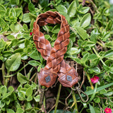 BRAIDED SHOULDER STRAP - HONEY