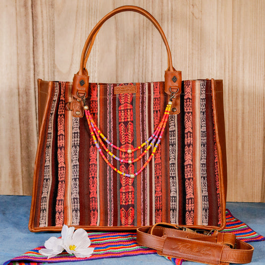 THE PERFECT TRAVEL TOTE - CORTE - CAFE - NO. 16362
