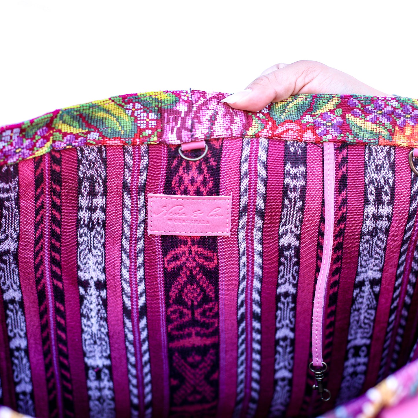 PERFECT TRAVEL TOTE - OOAK HUIPIL - JAZZY - NO. 18706
