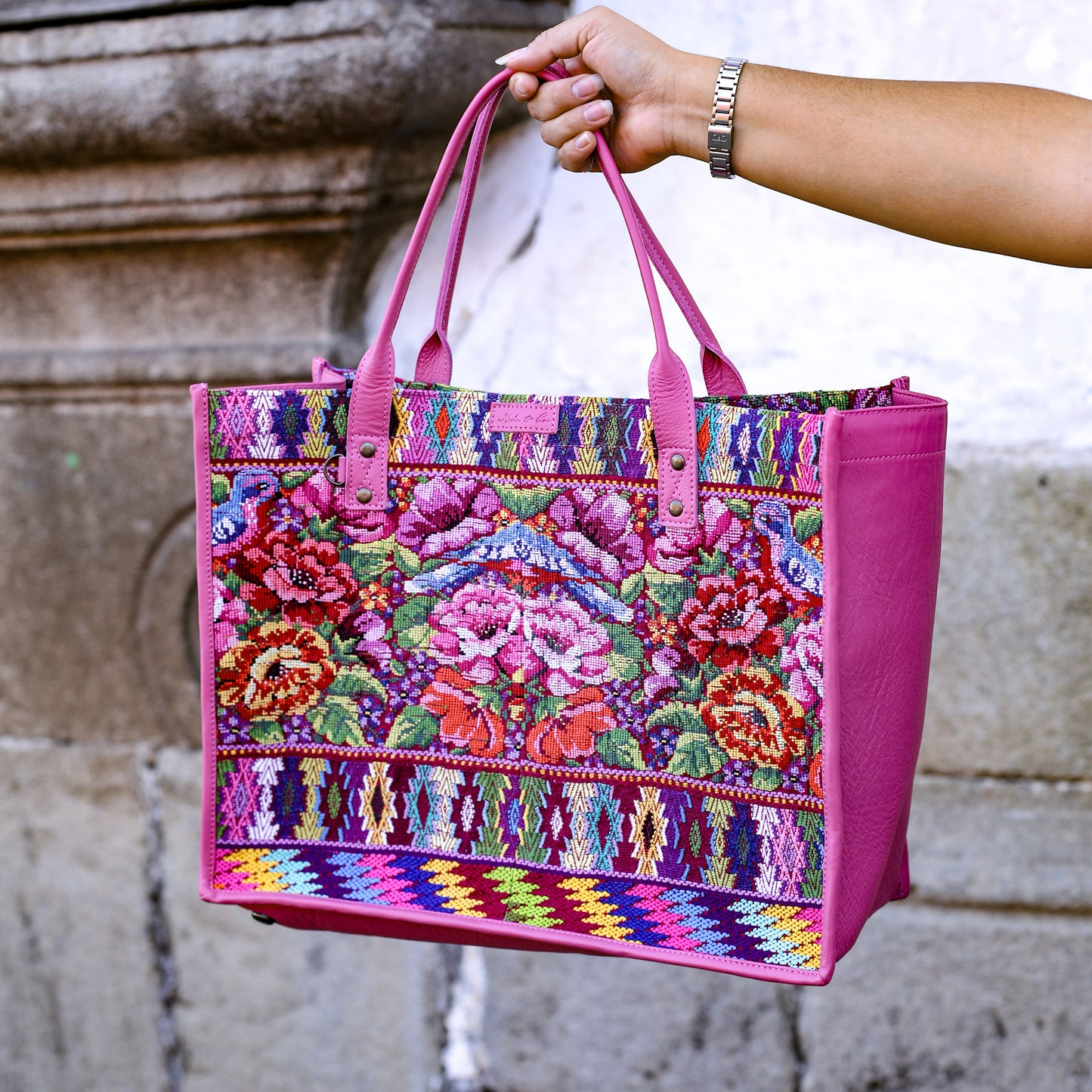 PERFECT TRAVEL TOTE - OOAK HUIPIL - JAZZY - NO. 18706