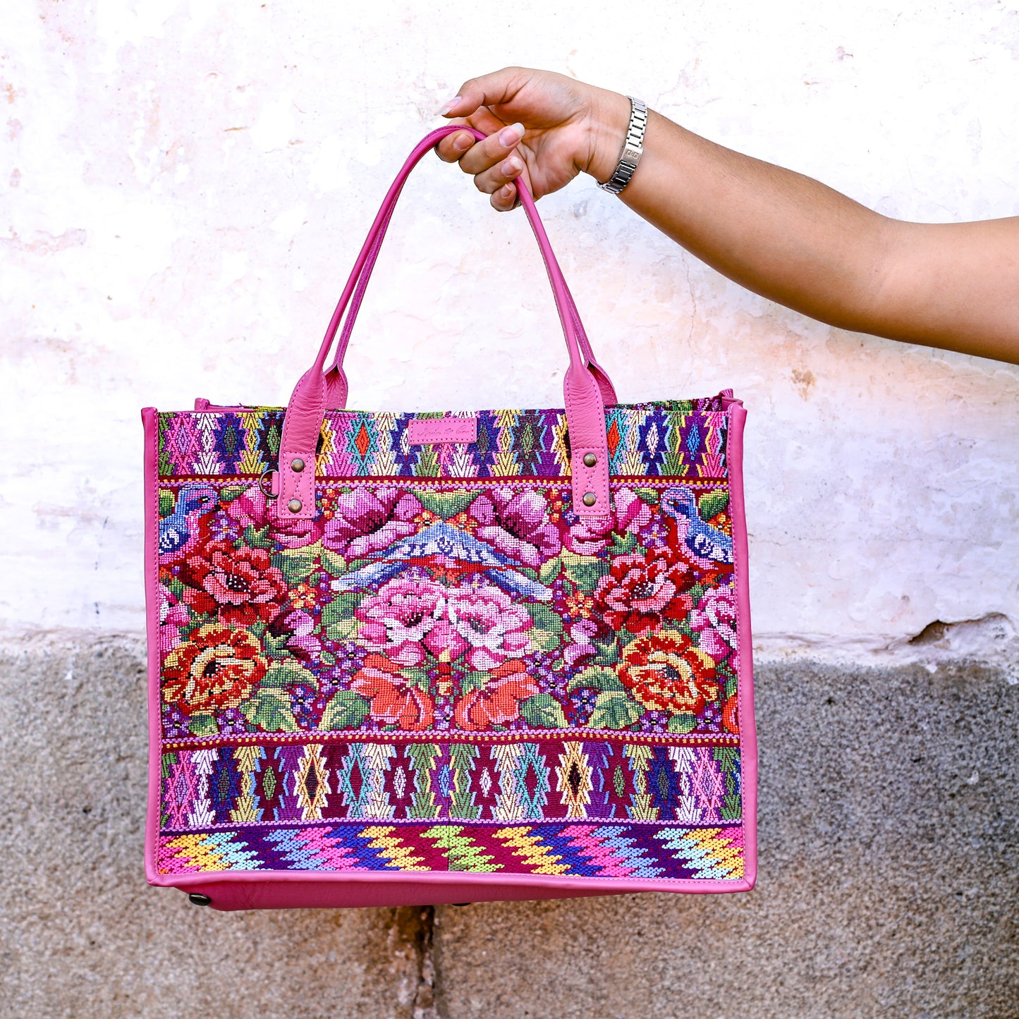 PERFECT TRAVEL TOTE - OOAK HUIPIL - JAZZY - NO. 18706