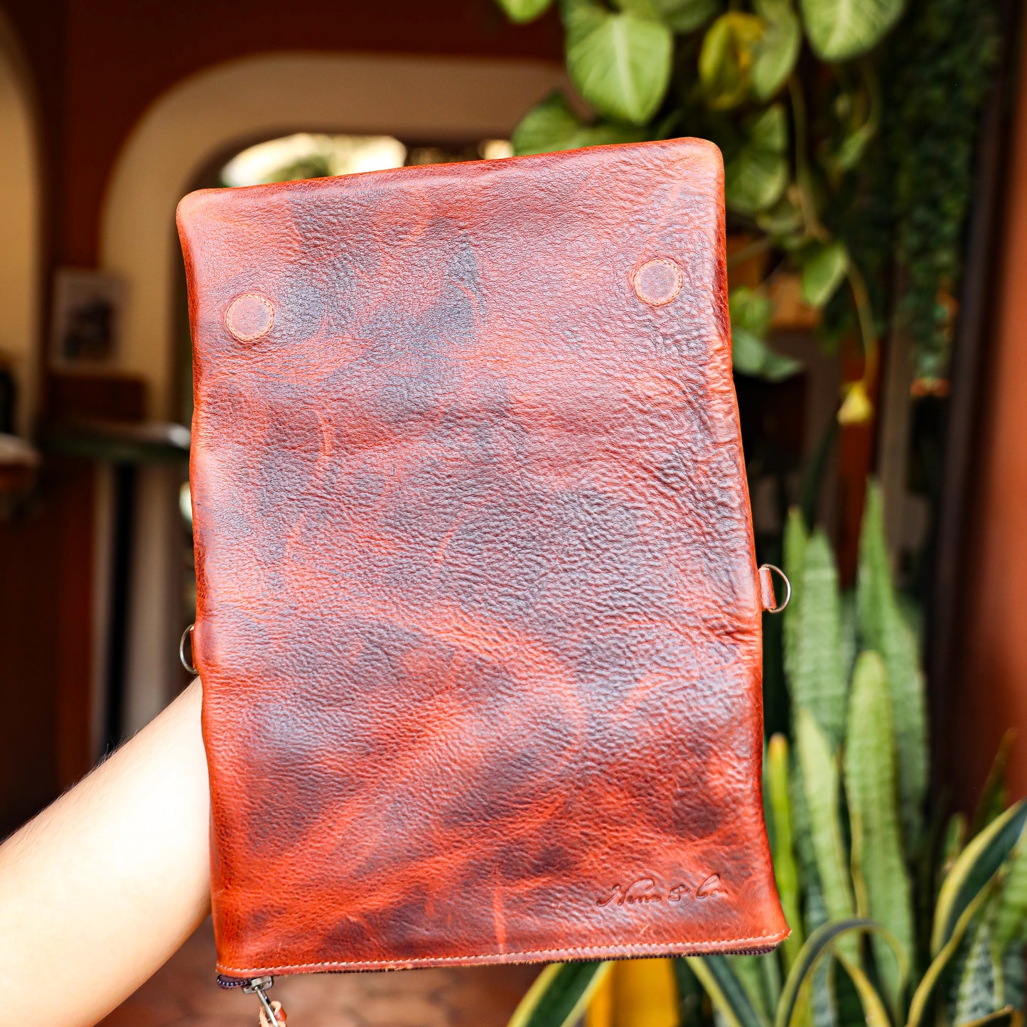 TRI-FOLD WALLET - FULL LEATHER - HONEY