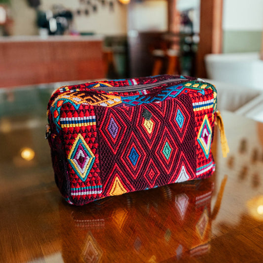 WANDER CROSSBODY BAG + STRAP SET - OOAK HUIPIL & CORTE - CAFE - NO. 15723