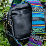WANDER CROSSBODY SET - OOAK HUIPIL - BLACK - NO. 201214