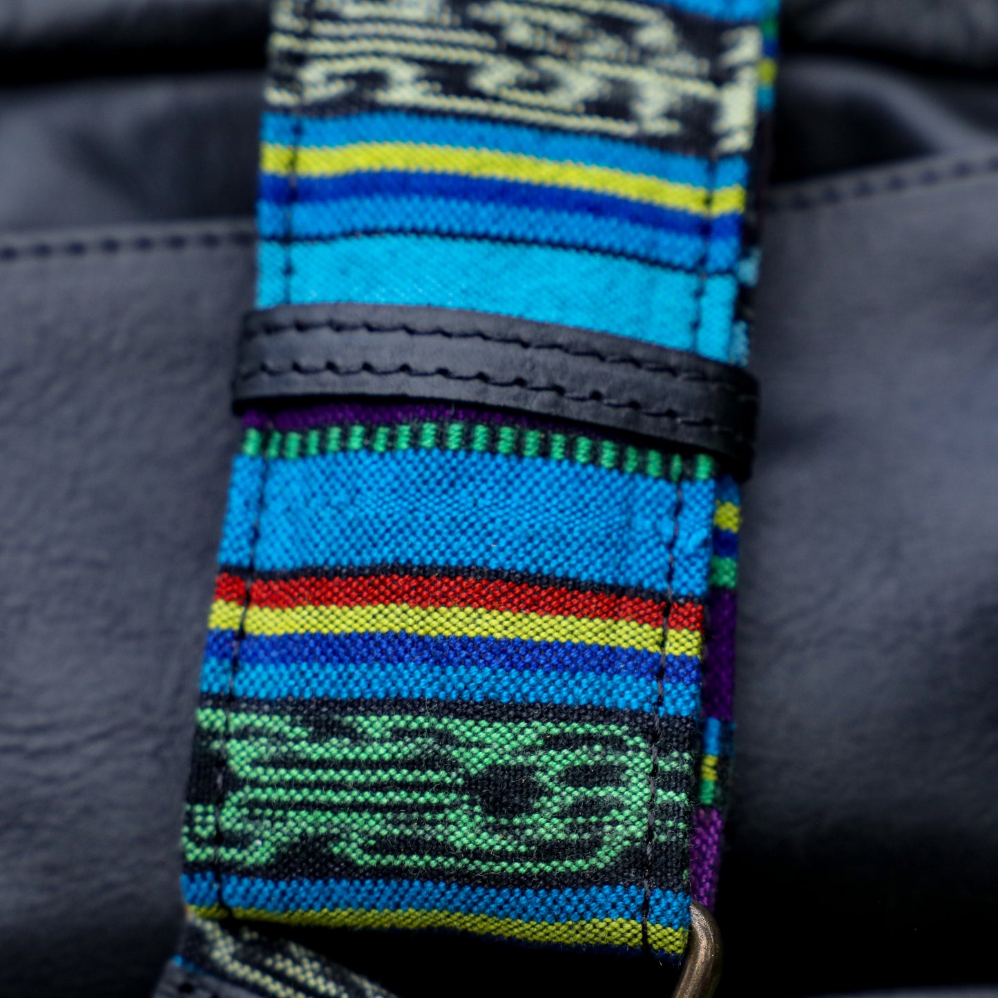 WANDER CROSSBODY SET - OOAK HUIPIL - BLACK - NO. 201214