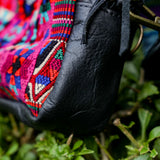 WANDER CROSSBODY SET - OOAK HUIPIL - BLACK - NO. 201214