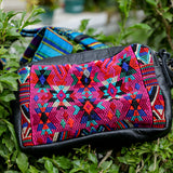 WANDER CROSSBODY SET - OOAK HUIPIL - BLACK - NO. 201214