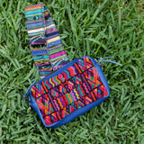 WANDER CROSSBODY SET - OOAK HUIPIL - COBALT - NO. 201212
