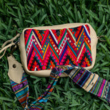 WANDER CROSSBODY SET - OOAK HUIPIL - BUTTER - NO. 201209