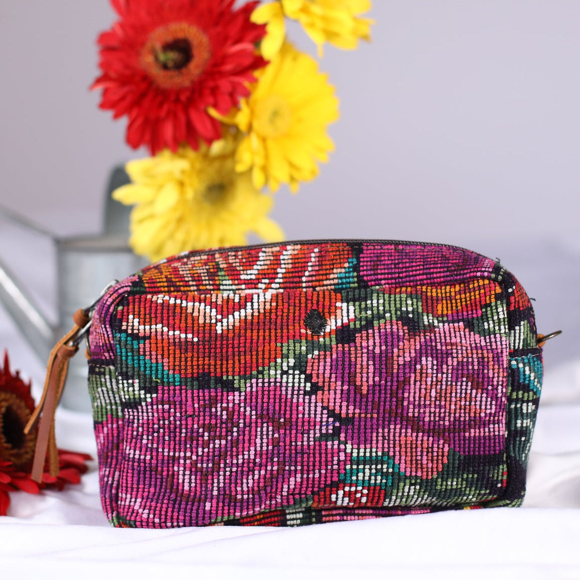 WANDER CROSSBODY SET - OOAK HUIPIL - CAFE - NO. 200529
