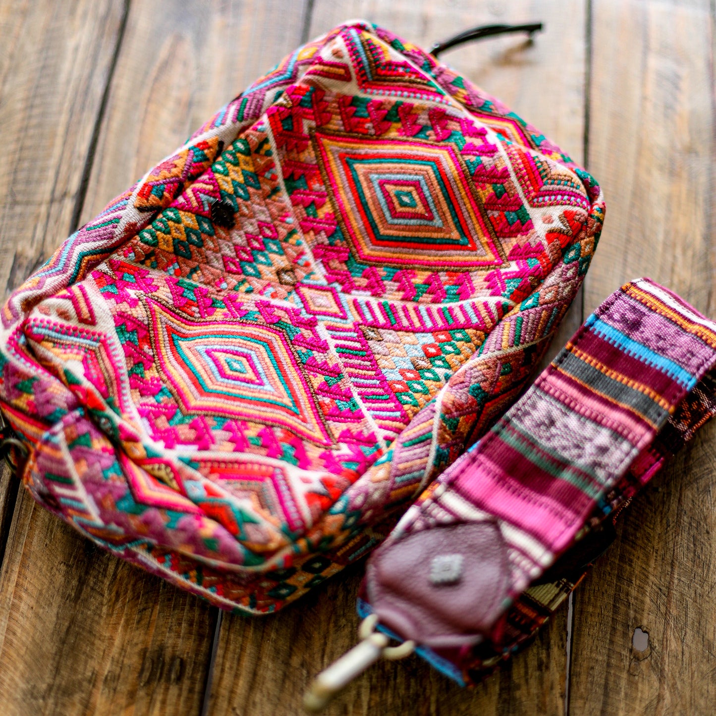 LARGE WANDER SET - OOAK HUIPIL - AMARANTH - NO. 18636