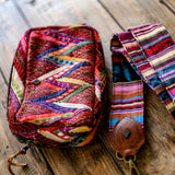 WANDER CROSSBODY SET - OOAK HUIPIL - HONEY - NO. 18563