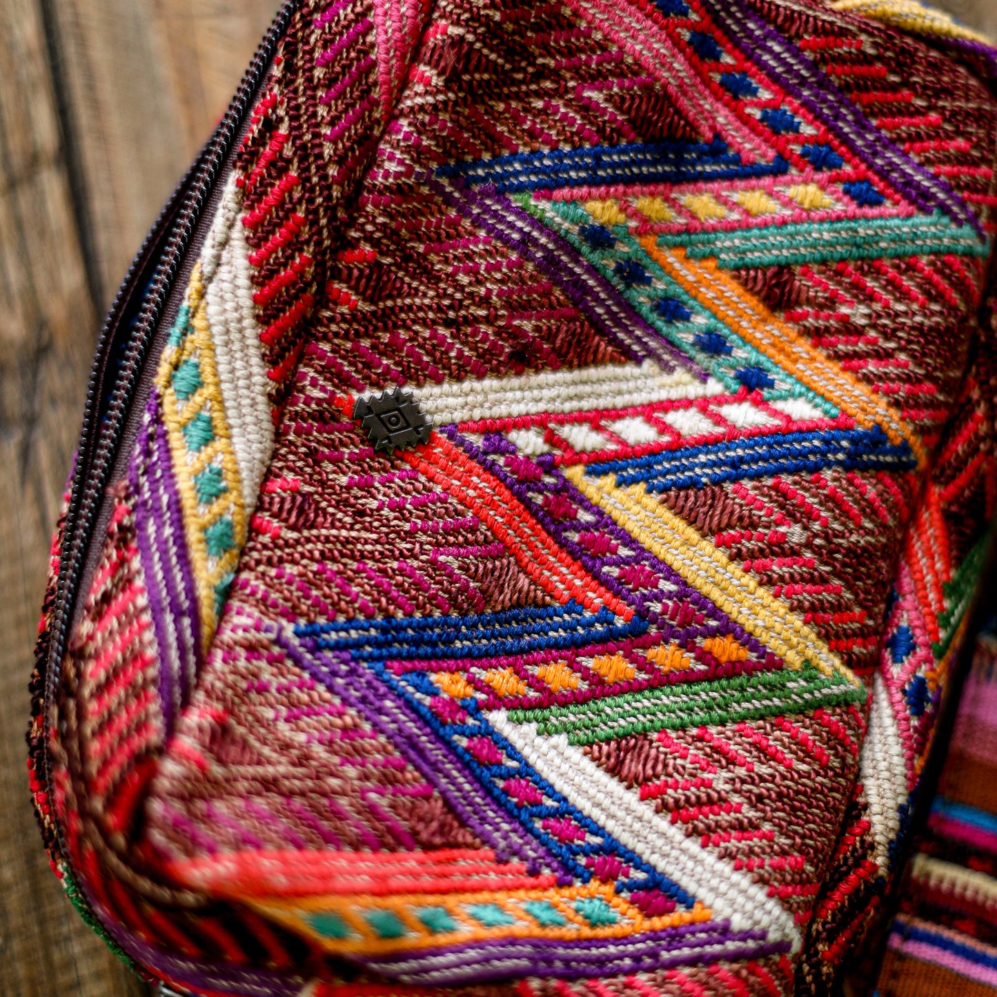 WANDER CROSSBODY SET - OOAK HUIPIL - HONEY - NO. 18563