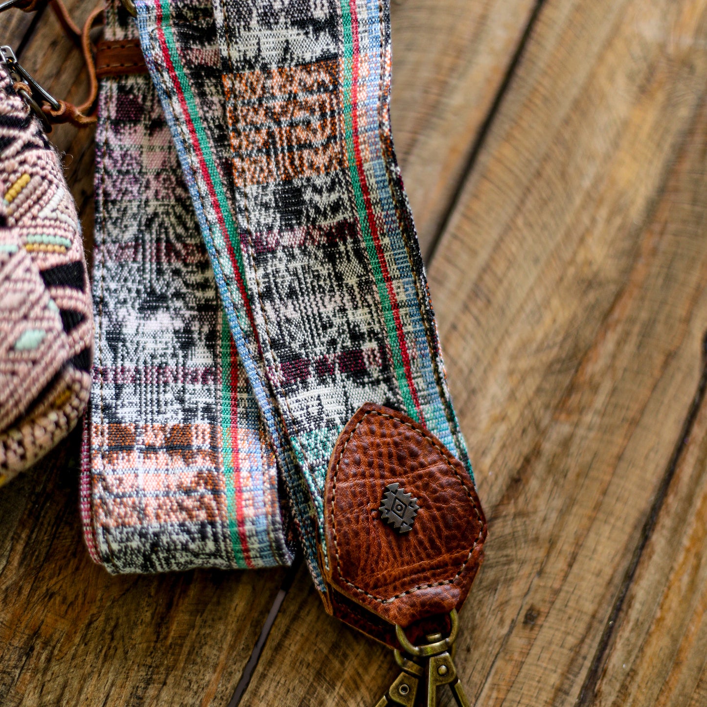 WANDER CROSSBODY SET - OOAK HUIPIL - HONEY - NO. 18562