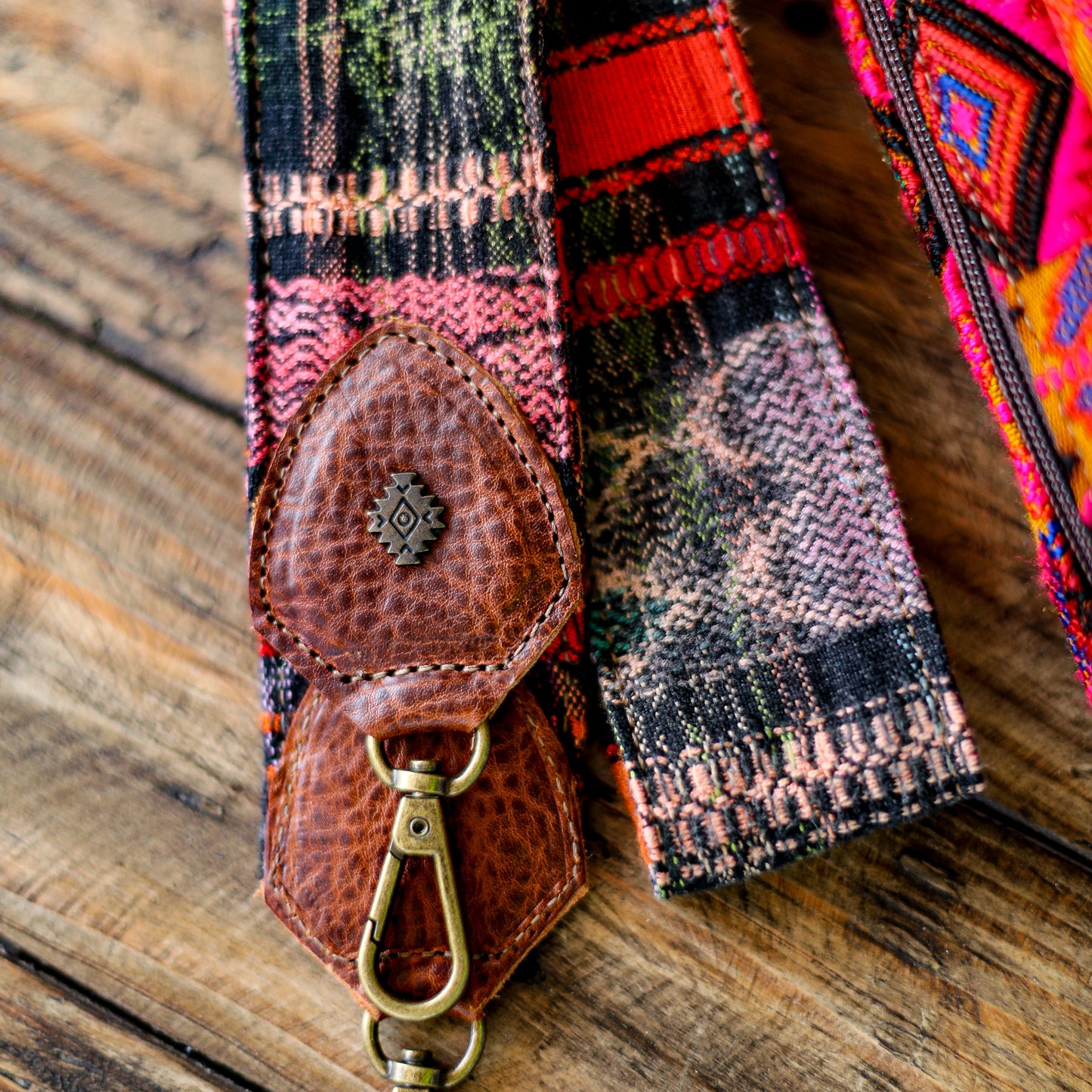 WANDER CROSSBODY SET - OOAK HUIPIL - HONEY - NO. 18560