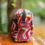 WANDER CROSSBODY BAG - LARGE - OOAK HUIPIL - BLACK - NO. 200474