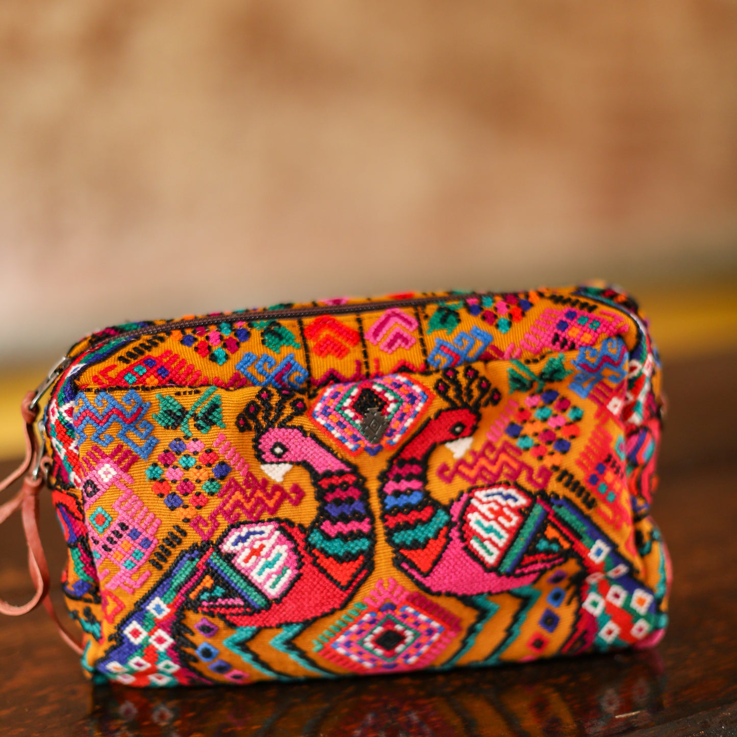 WANDER CROSSBODY BAG - LARGE - OOAK HUIPIL - COPPER - NO. 200481