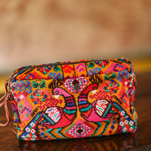 WANDER CROSSBODY BAG - LARGE - OOAK HUIPIL - COPPER - NO. 200481