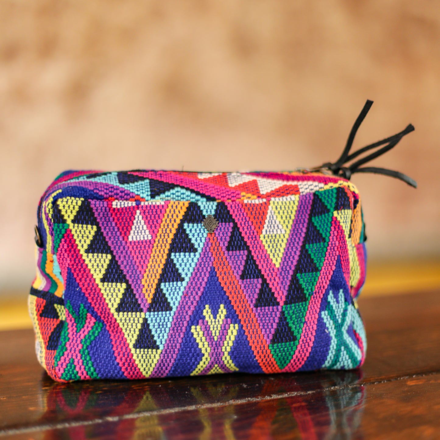 WANDER CROSSBODY BAG - LARGE - OOAK HUIPIL - BLACK - NO. 200469