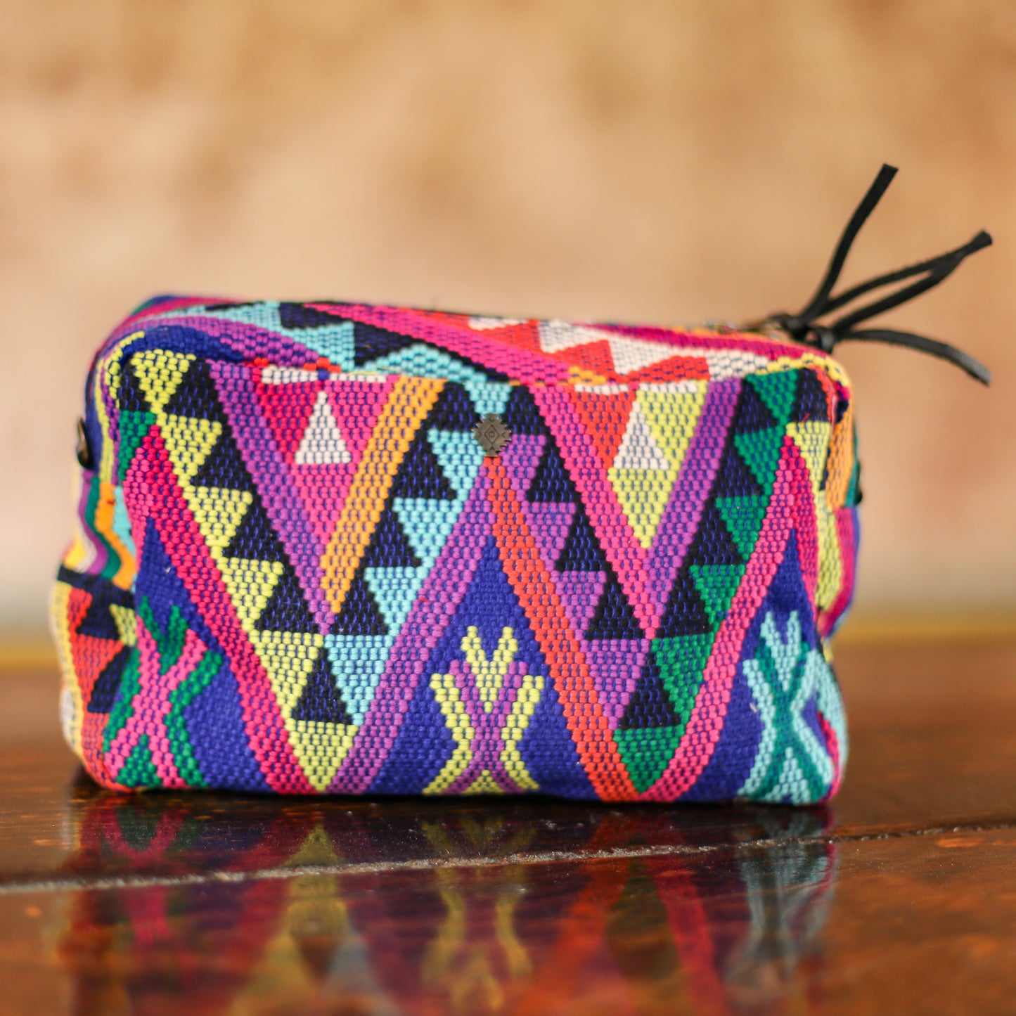 WANDER CROSSBODY BAG - LARGE - OOAK HUIPIL - BLACK - NO. 200469