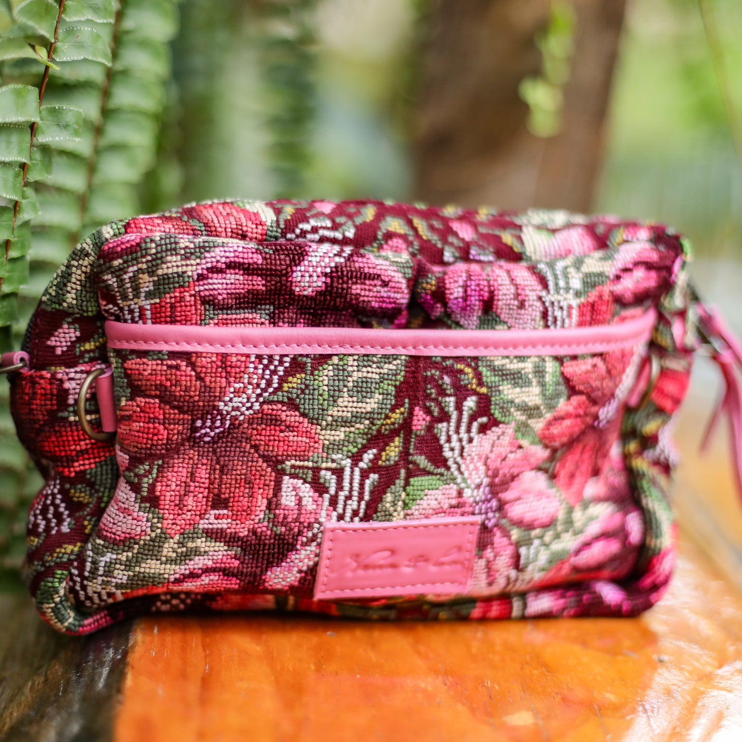 WANDER CROSSBODY BAG - LARGE - OOAK HUIPIL - JAZZY - NO. 200483