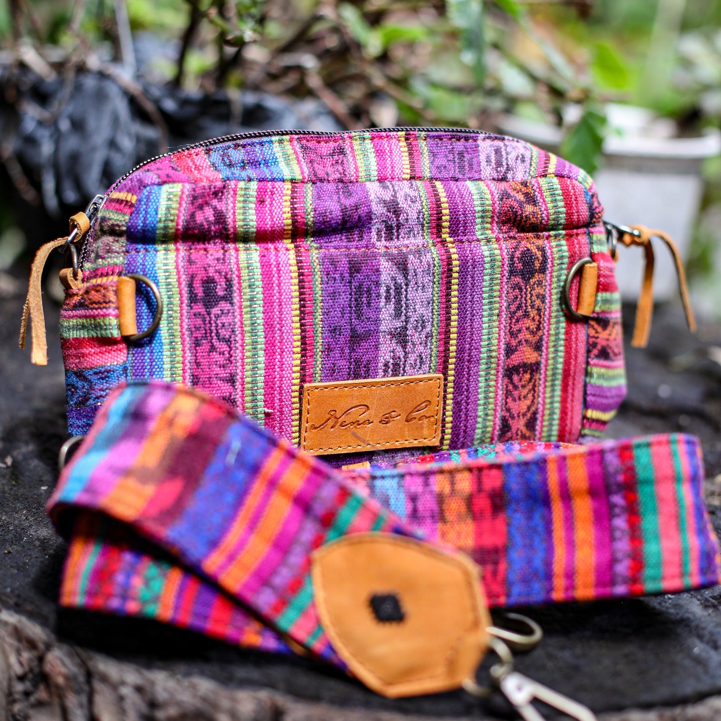 WANDER CROSSBODY BAG + STRAP SET - CORTE - BOURBON - NO. 18547