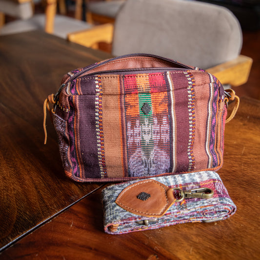 WANDER CROSSBODY BAG + STRAP SET - CORTE - CAFE - NO. 17932