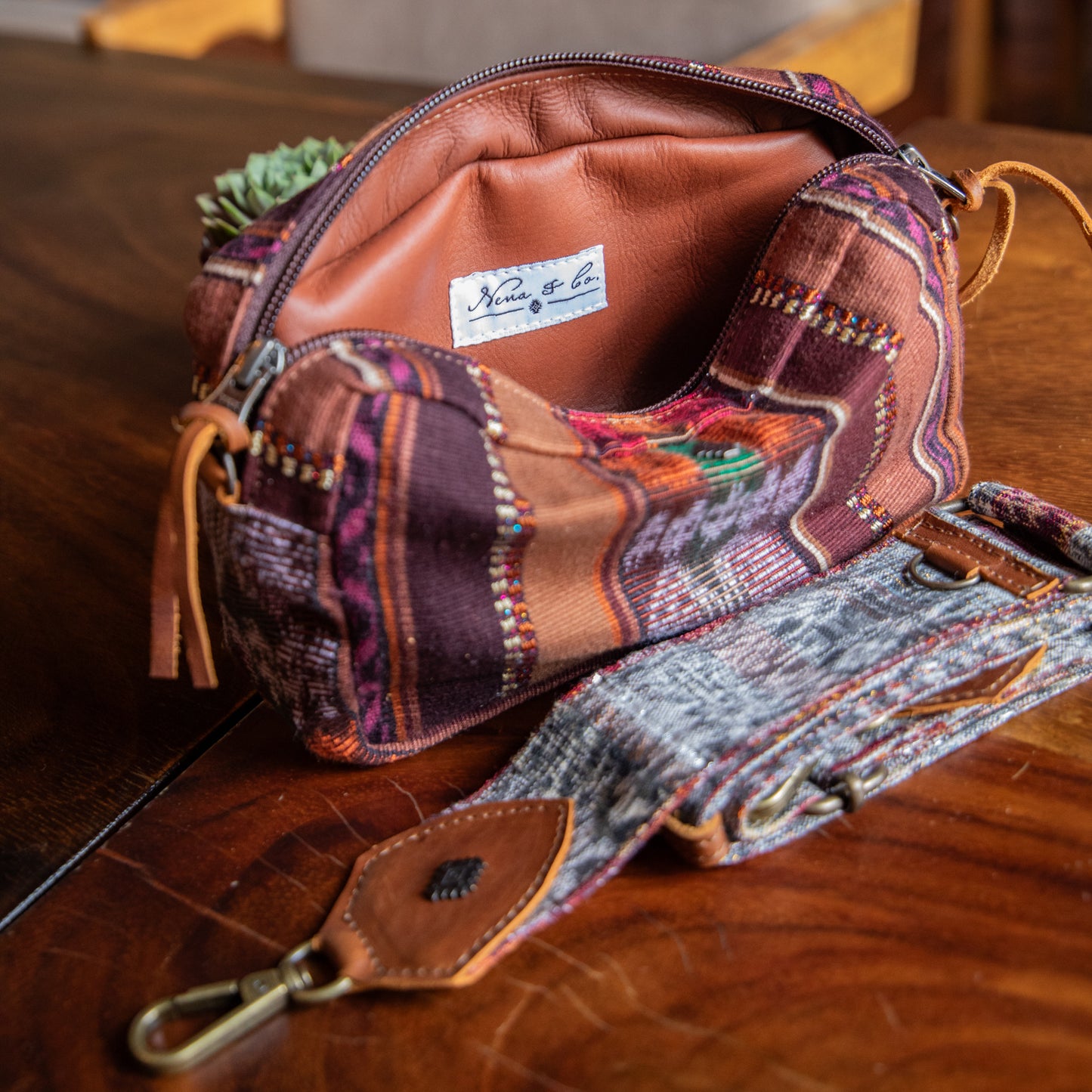 WANDER CROSSBODY BAG + STRAP SET - CORTE - CAFE - NO. 17932