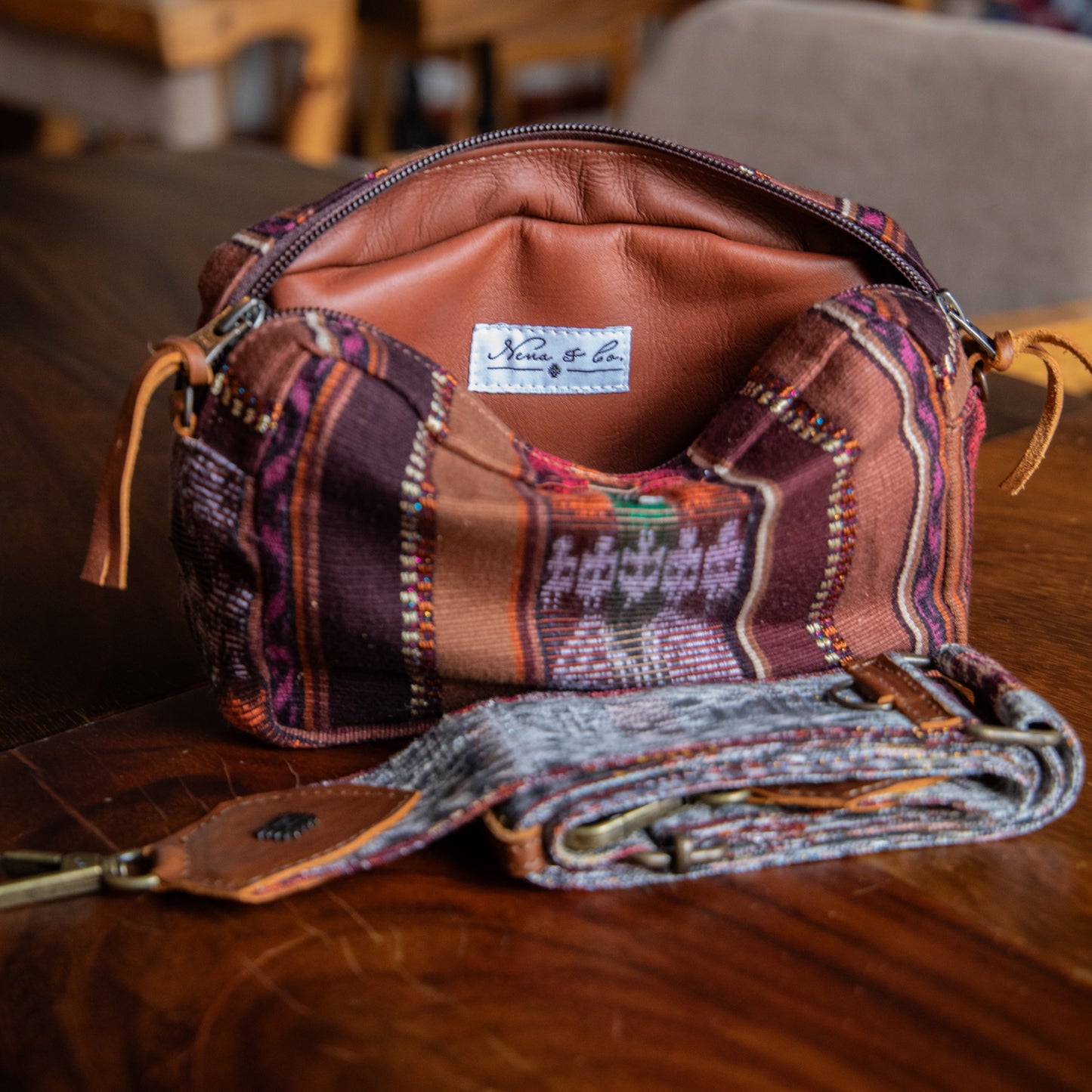 WANDER CROSSBODY BAG + STRAP SET - CORTE - CAFE - NO. 17932