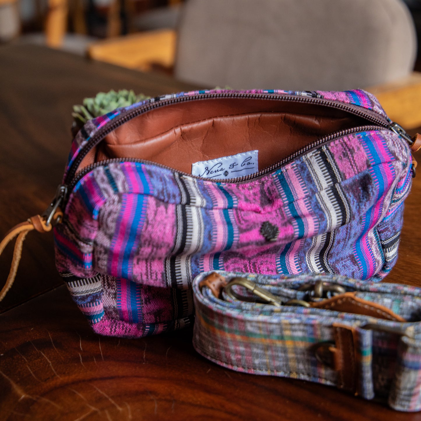 WANDER CROSSBODY BAG + STRAP SET - CORTE - CAFE - NO. 17934