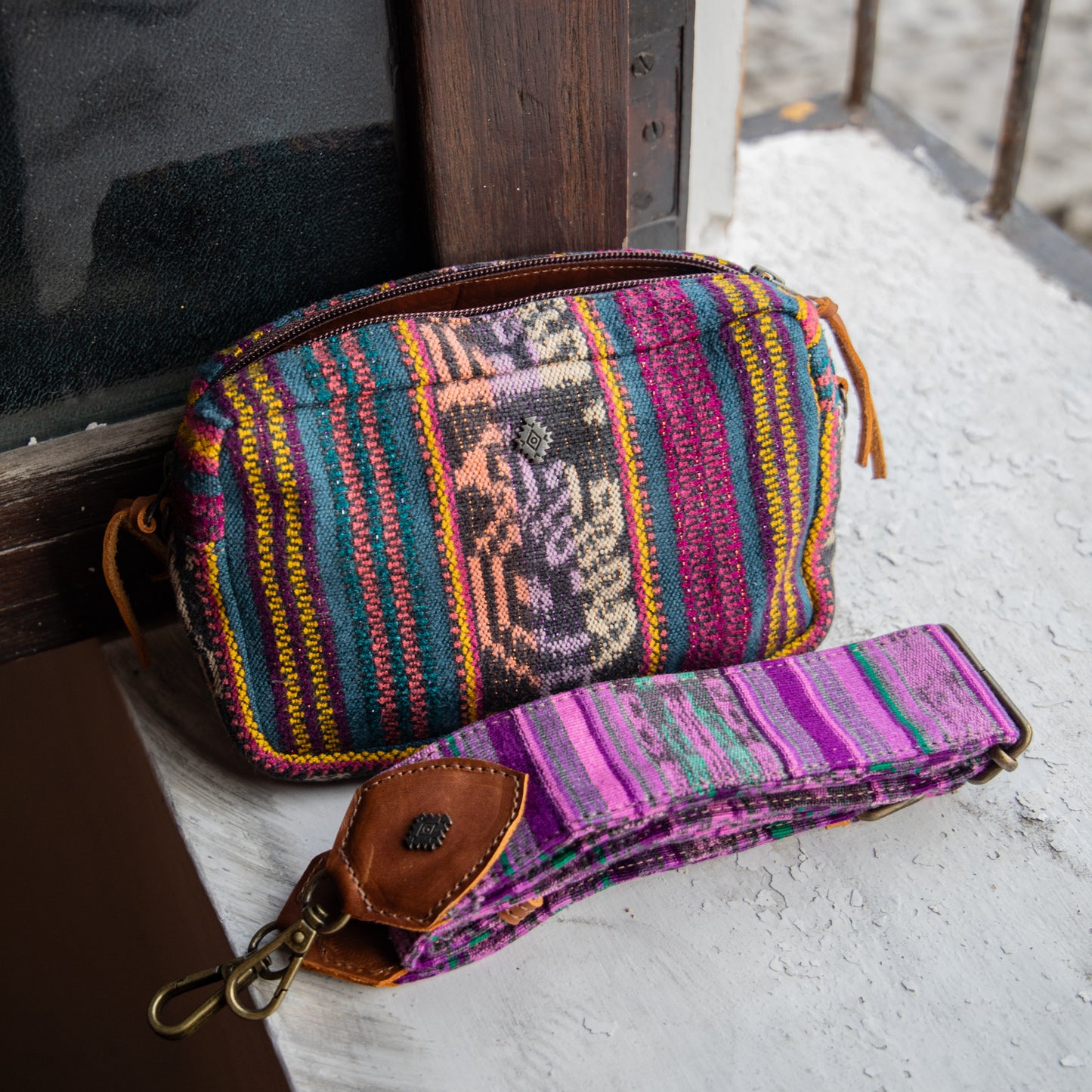 WANDER CROSSBODY BAG + STRAP SET - CORTE - CAFE - NO. 17937