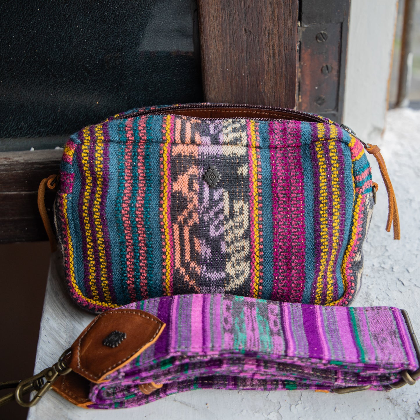 WANDER CROSSBODY BAG + STRAP SET - CORTE - CAFE - NO. 17937