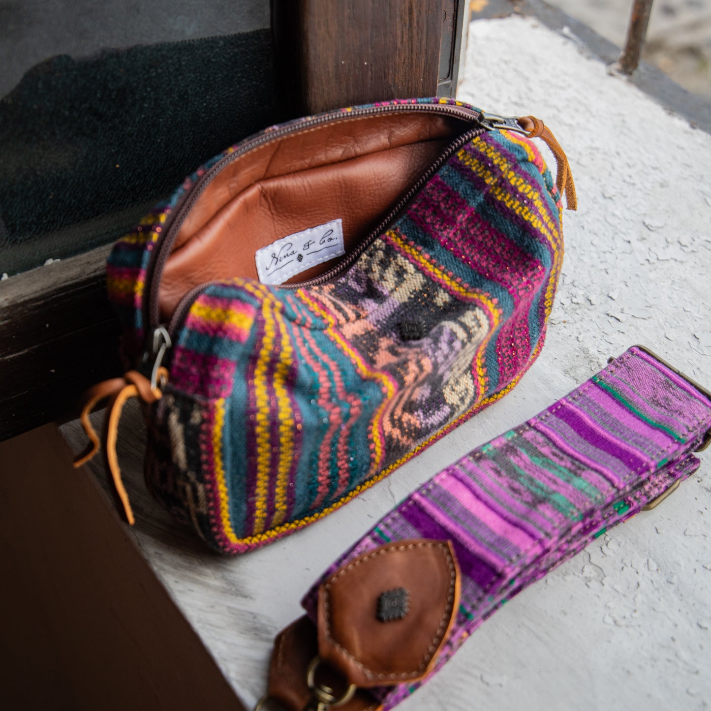 WANDER CROSSBODY BAG + STRAP SET - CORTE - CAFE - NO. 17937