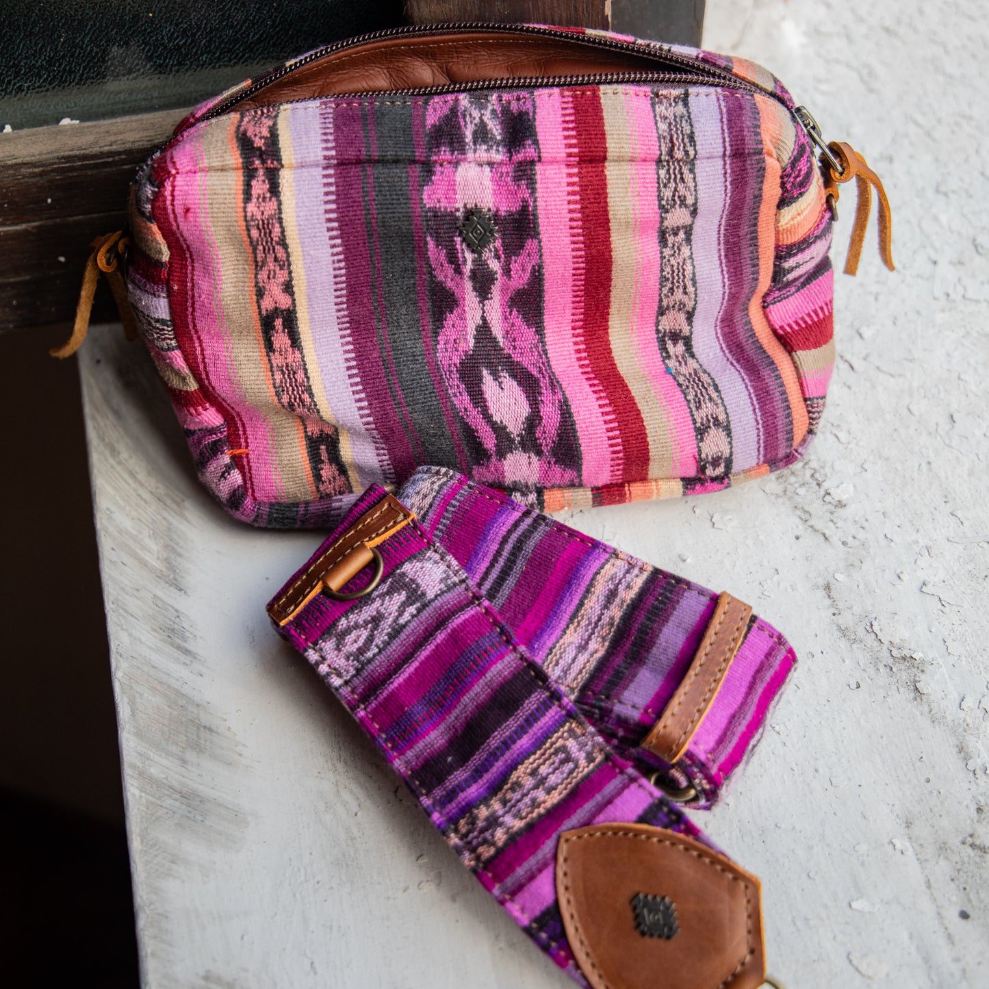 WANDER CROSSBODY BAG + STRAP SET - CORTE - CAFE - NO. 17938