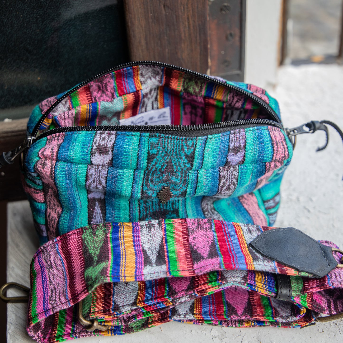 WANDER CROSSBODY BAG + STRAP SET - CORTE - BLACK - NO. 17928