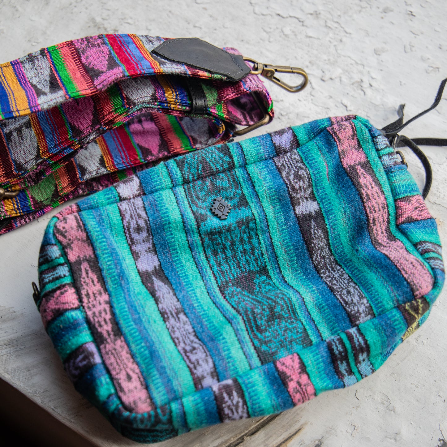 WANDER CROSSBODY BAG + STRAP SET - CORTE - BLACK - NO. 17928