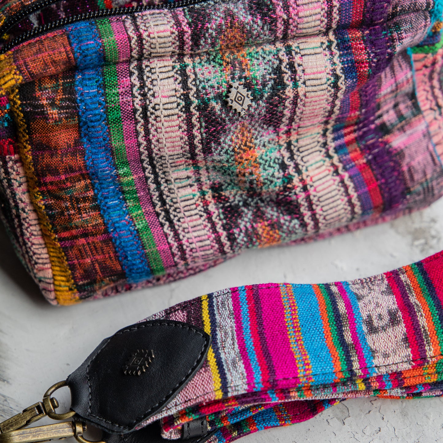 WANDER CROSSBODY BAG + STRAP SET - CORTE - BLACK - NO. 17927