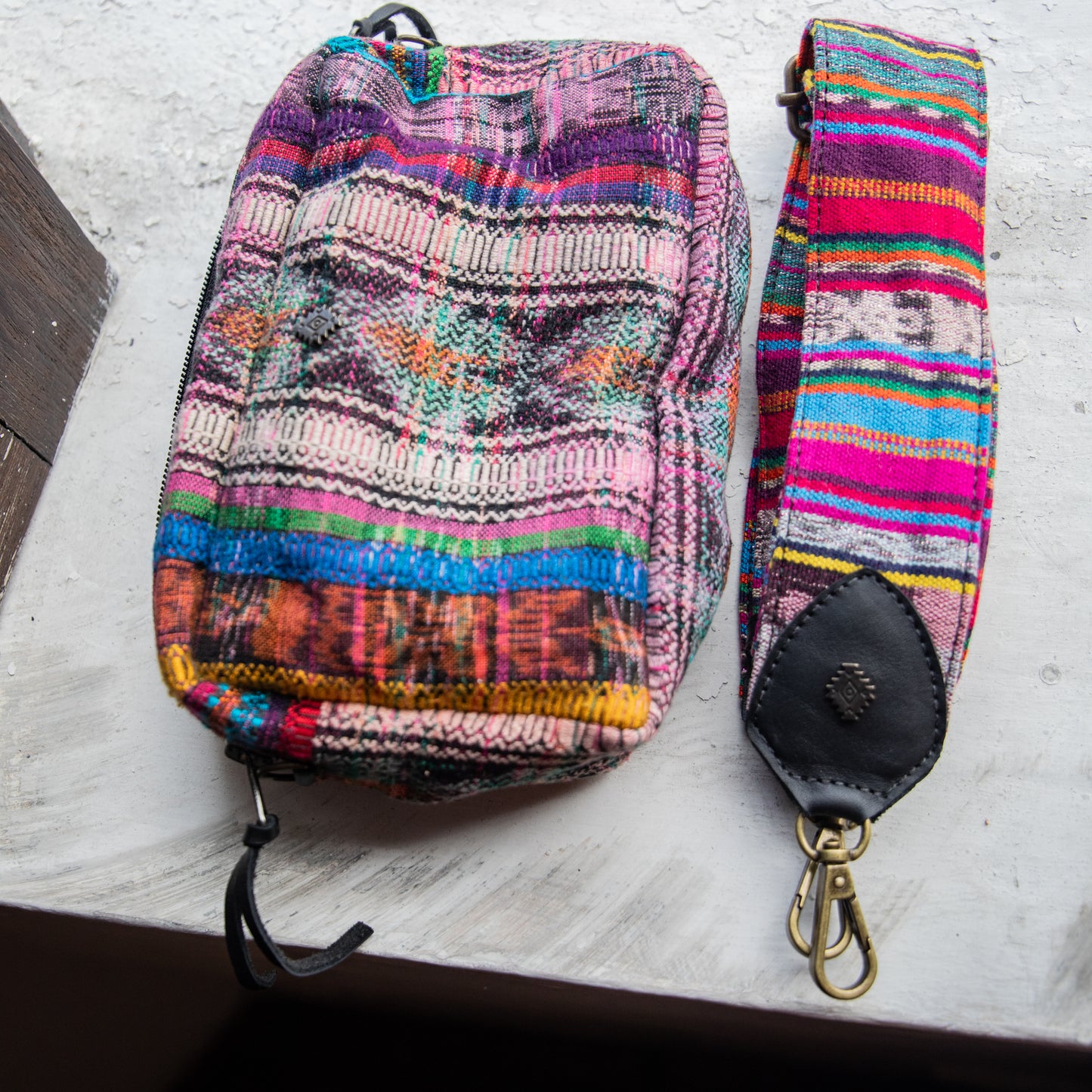 WANDER CROSSBODY BAG + STRAP SET - CORTE - BLACK - NO. 17927