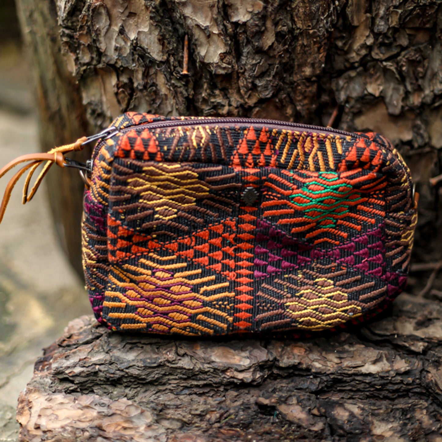 WANDER BAG - OOAK HUIPIL - CAFE - NO. 18514