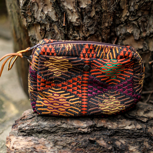 WANDER BAG - OOAK HUIPIL - CAFE - NO. 18514