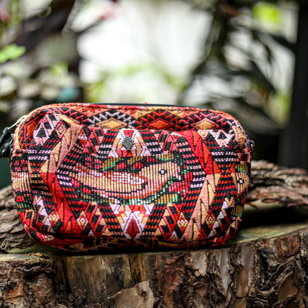 WANDER BAG - OOAK HUIPIL - BLACK - NO. 18531